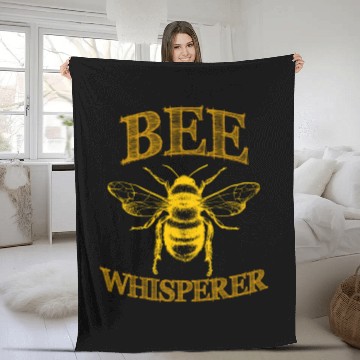 Discover Bumble Bee Fleece Blankets