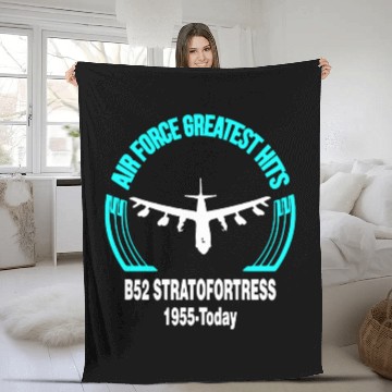 Discover B 52 STRATOFORTRESS AIR FORCE Fleece Blankets