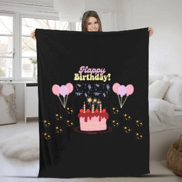 Discover Birthday surprise Fleece Blankets