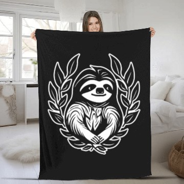Discover Sloth Fleece Blankets