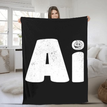 Discover AI Artificial Intelligence & AI Robotics Fleece Blankets