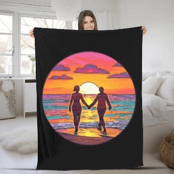 Discover Ocean of Love Fleece Blankets