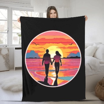 Discover Ocean of Love Fleece Blankets