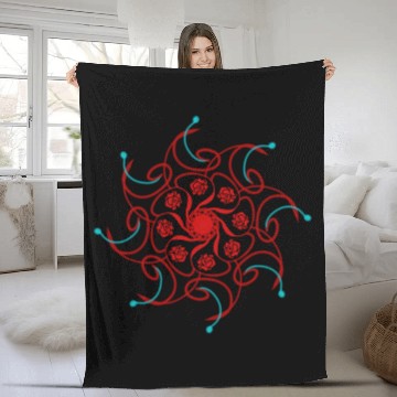 Discover Artistic Blossom Fleece Blankets