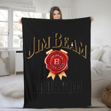 Discover jim beam bourbon Fleece Blankets