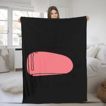 Discover Kitchen Wear Draw Image For Food Or Cooking Fleece Blankets