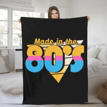 Discover 80's The 80s Music Fleece Blankets
