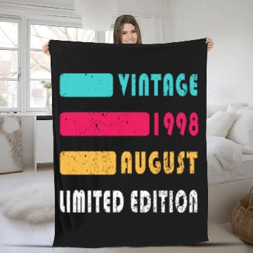 Discover august 1998 Anniversary august 1998 august Fleece Blankets