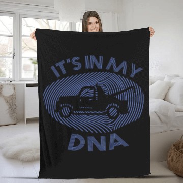 Discover tow Truck DNA - It's in my DNA Design Fleece Blankets