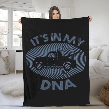 Discover tow Truck DNA - It's in my DNA Design Fleece Blankets
