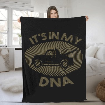 Discover tow Truck DNA - It's in my DNA Design Fleece Blankets