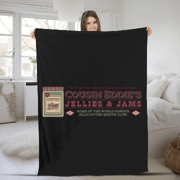 Discover Cousin Eddie s Jellies Jams Fleece Blankets