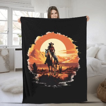Discover Wild West Journey Fleece Blankets