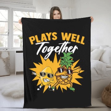 Discover Pineapple And Lemon Plays Well Together A Sweet Fleece Blankets