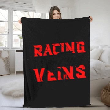 Discover Racing Fuel in My Veins - Drag Racing Fleece Blankets