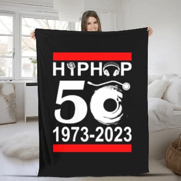 Discover HIP HOP 50 YEARS OLD Fleece Blankets