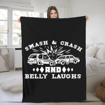 Discover Demo Derby Demolition Derby Demolition Derby Lover Fleece Blankets