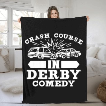 Discover Demo Derby Demolition Derby Demolition Derby Lover Fleece Blankets
