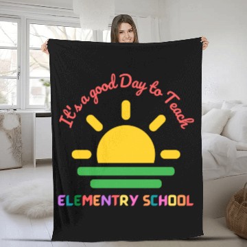 Discover It's A Good Day To Teach Back To School Teacher Fleece Blankets