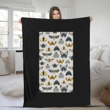 Discover The butterflies of you Fleece Blankets