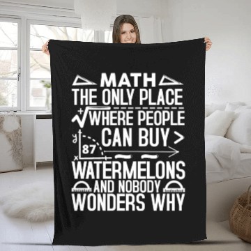 Discover Math The Only Place Where People Buy 87 Watermelon Fleece Blankets