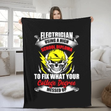 Discover Electrician Using A High School Diploma To Fix Fleece Blankets