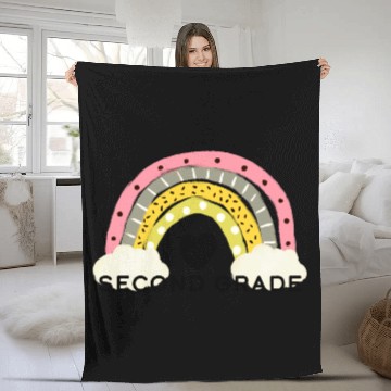 Discover Second Grade Back To School Fleece Blankets