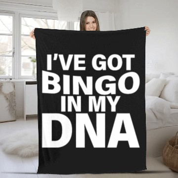 Discover I've Got Bingo In My Dna Fleece Blankets