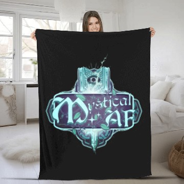 Discover Mystical AF Spell Book and Mystic Eye Fleece Blankets