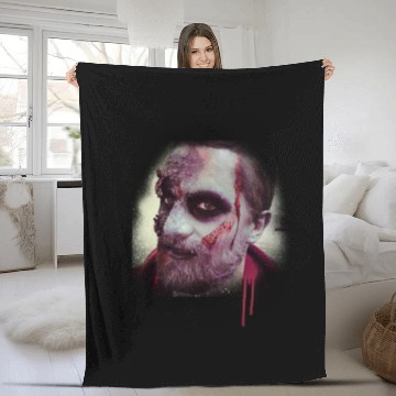 Discover 1 zombie Undead cannibal Horror Monster Fleece Blankets