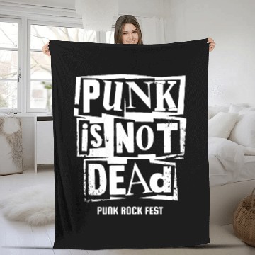 Discover punk rock music dead Fleece Blankets