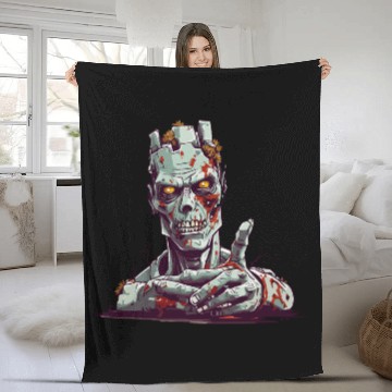 Discover Zand zombie ok Fleece Blankets