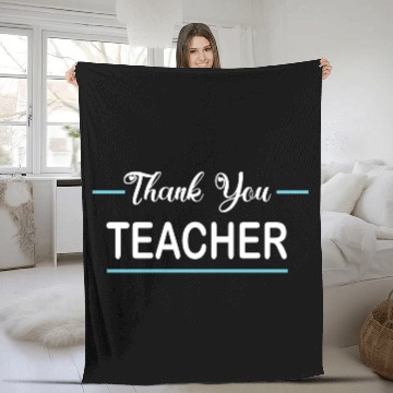 Discover Thank You Teacher Fleece Blankets