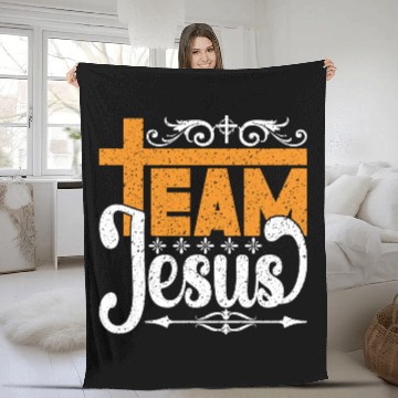 Discover Team Jesus Love Jesus Christian Christmas Fleece Blankets