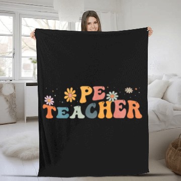 Discover Groovy PE Teacher Physical Education Teaching Fleece Blankets