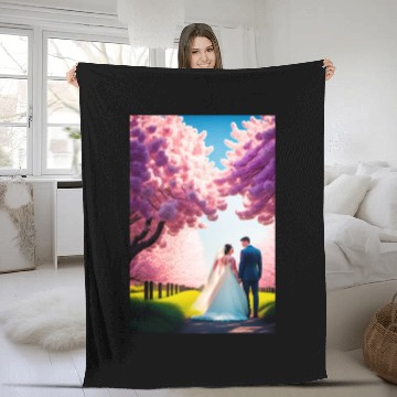 Discover SPRING WEDDING Fleece Blankets