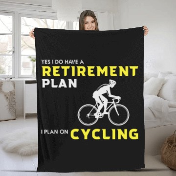 Discover retirement Fleece Blankets