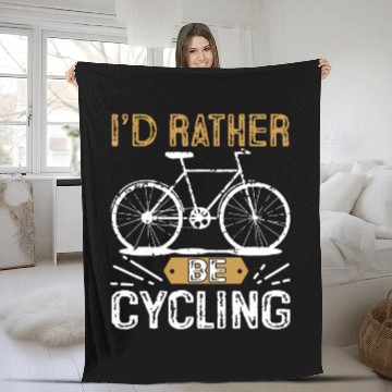 Discover be cycling Fleece Blankets