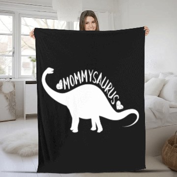 Discover Mothers Day Mommysaurus Dinosaur Fleece Blankets