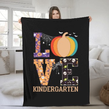 Discover Love Pumpkin Candy Corn Halloween Love Costume Men Fleece Blankets