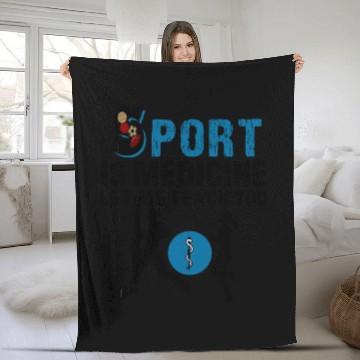 Discover Novelty Apparel Gifts For Gym Trainers Team Fleece Blankets