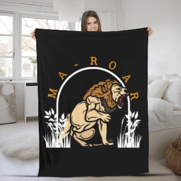 Discover Passover Maror Fleece Blankets, Ma-Roar Lion Of Judah