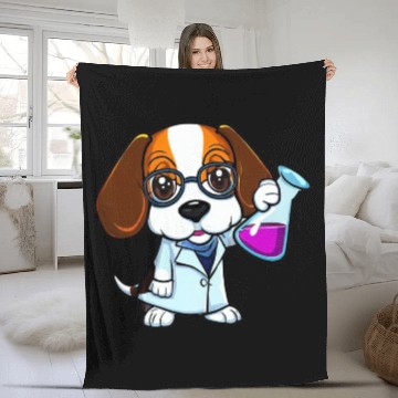 Discover Beagle Puppy - Dexter Fleece Blankets