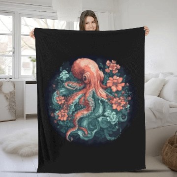 Discover Octopus Fleece Blankets