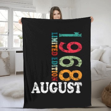 Discover august 1968 Anniversary august 1968 august Fleece Blankets