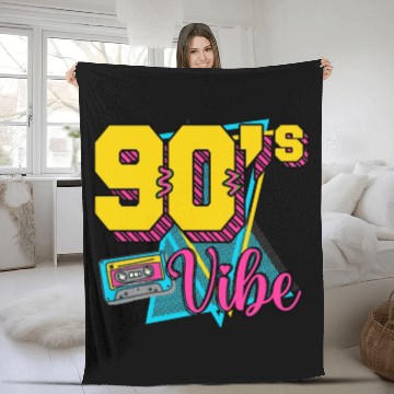 Discover 90s vibe Fleece Blankets