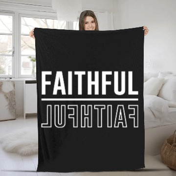 Discover Faithful Love Jesus Christian Christmas Fleece Blankets