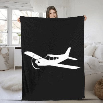 Discover Piper Pa 28 aircraft Fleece Blankets