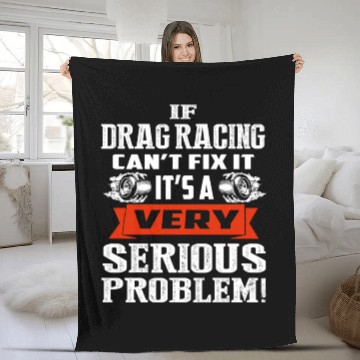 Discover if drag racing can't fix it,it's a very serious pb Fleece Blankets