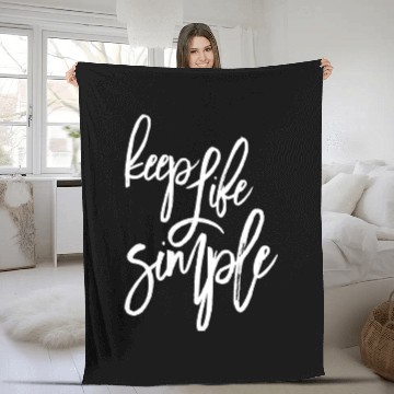 Discover Keep It Simple Simple Design Fleece Blankets